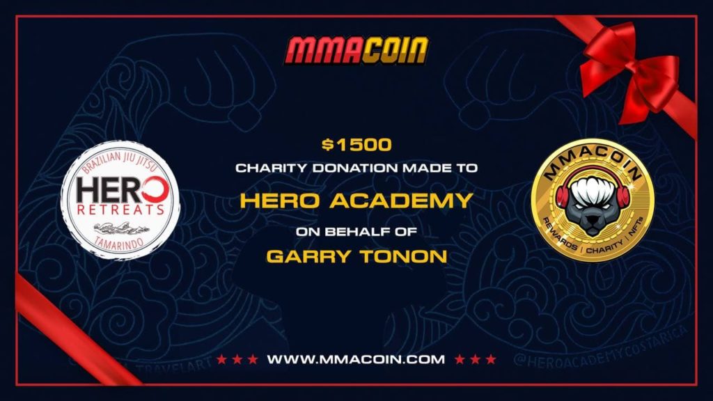 MMACOIN Charity donation